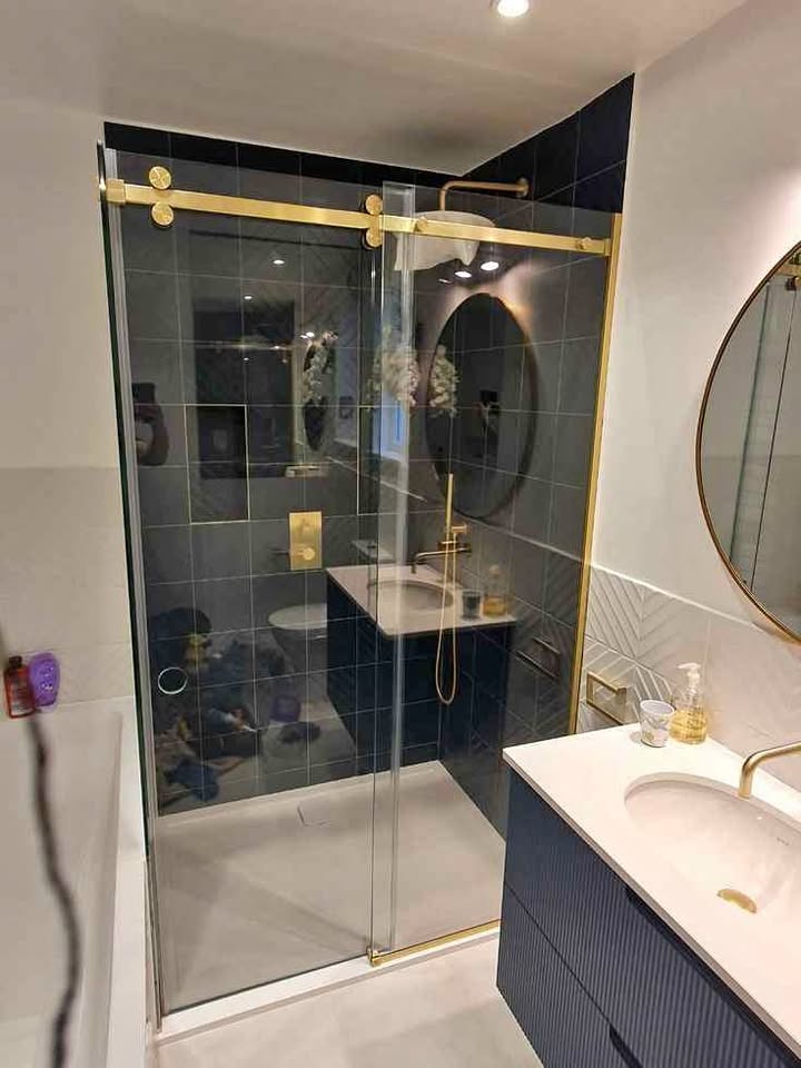 puertas de cristal templado para baño Puebla